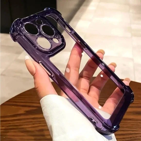 ⚠️Clearance💜iPhone 13 Pro/Pro Max Cute Purple Clear iPhone Case - Picture 2 of 6